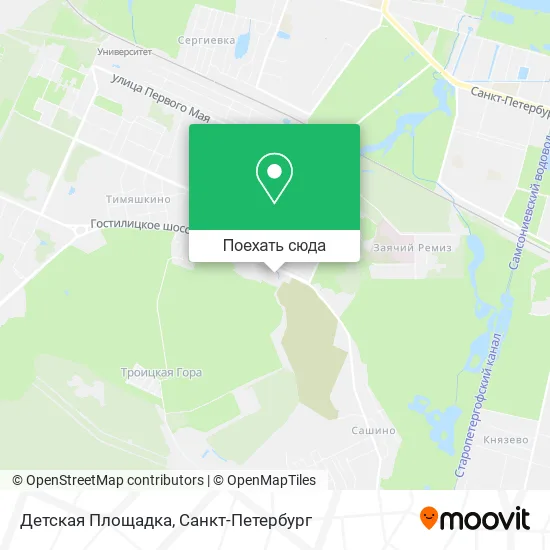 Карта Детская Площадка