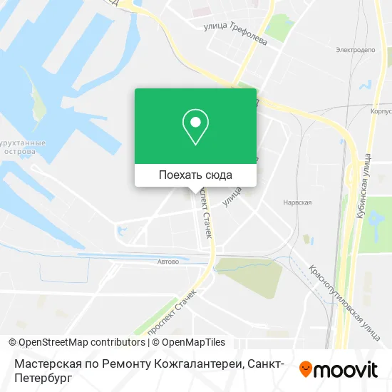 Карта Мастерская по Ремонту Кожгалантереи