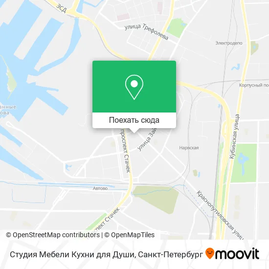Карта Студия Мебели Кухни для Души