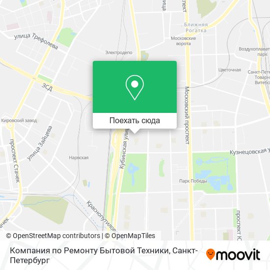 Карта Компания по Ремонту Бытовой Техники