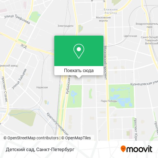 Карта Детский сад