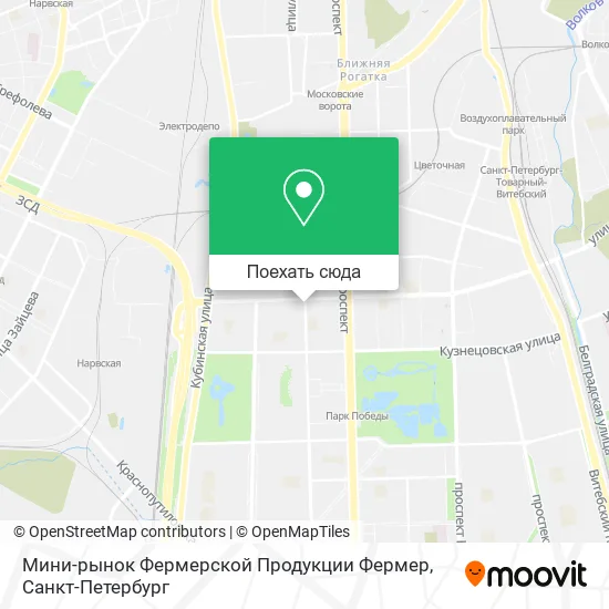 Карта Мини-рынок Фермерской Продукции Фермер