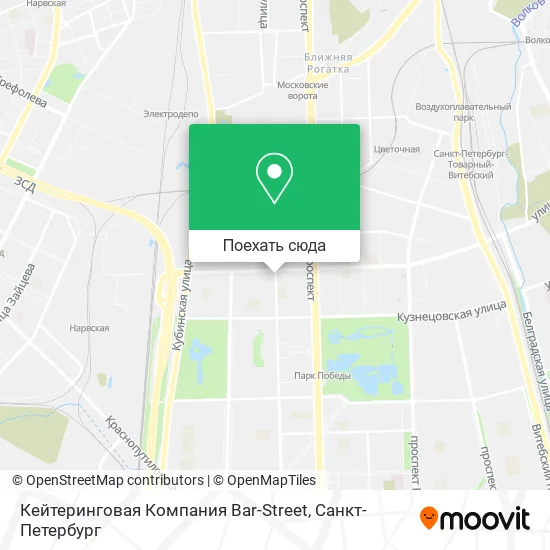 Карта Кейтеринговая Компания Bar-Street
