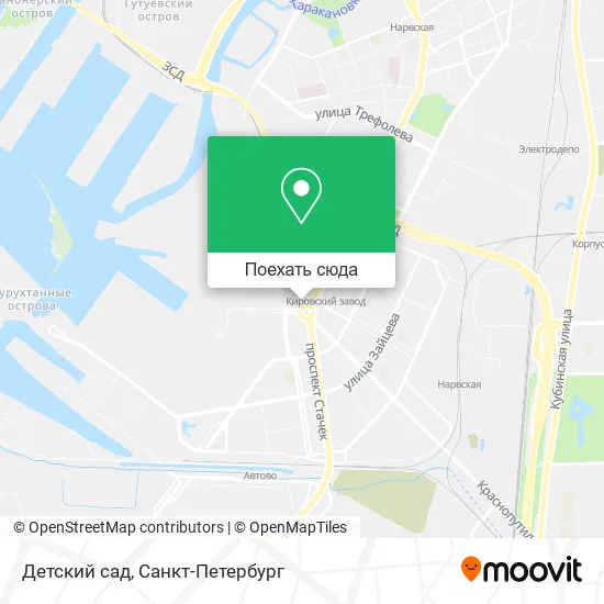 Карта Детский сад