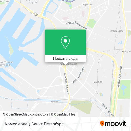 Карта Комсомолец