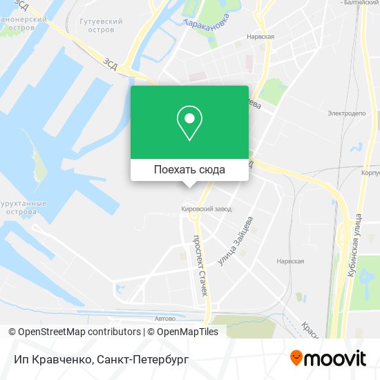 Карта Ип Кравченко