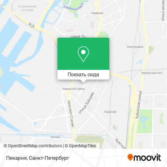 Карта Пекарня