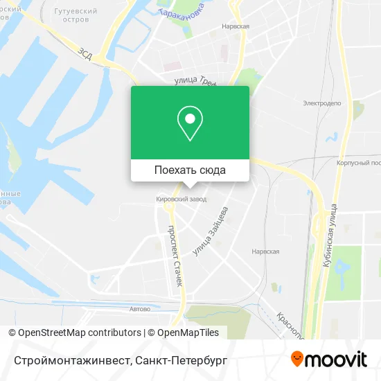 Карта Строймонтажинвест