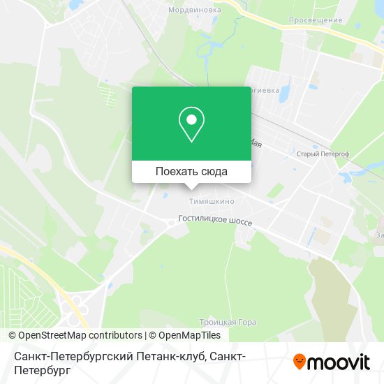 Карта Санкт-Петербургский Петанк-клуб