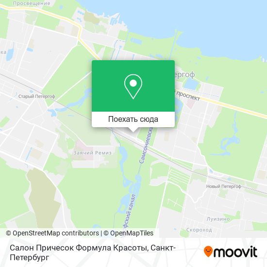 Карта Салон Причесок Формула Красоты