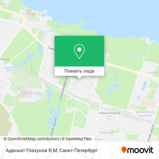 Карта Адвокат Глазунов В.М