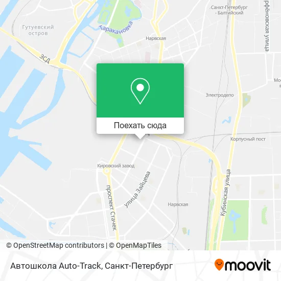 Карта Автошкола Auto-Track