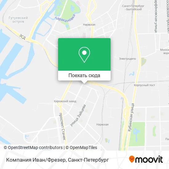 Карта Компания Иван/Фрезер