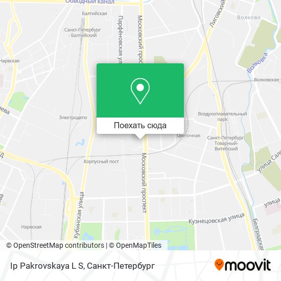 Карта Ip Pakrovskaya L S