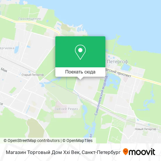 Карта Магазин Торговый Дом Xxi Век