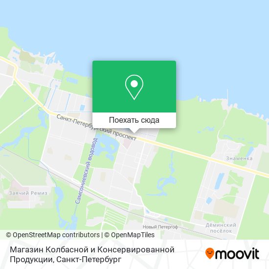 Карта Магазин Колбасной и Консервированной Продукции