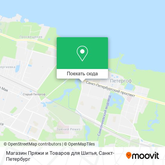 Карта Магазин Пряжи и Товаров для Шитья