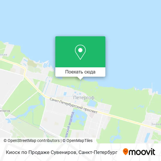 Карта Киоск по Продаже Сувениров