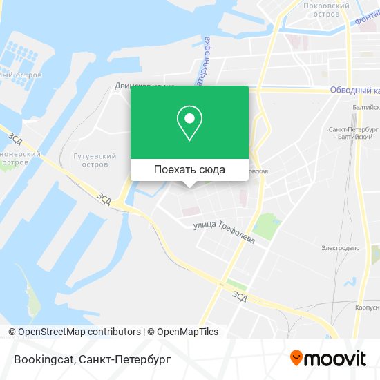 Карта Bookingcat