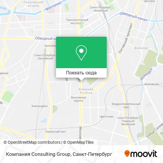 Карта Компания Consulting Group