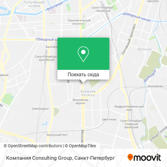 Карта Компания Consulting Group