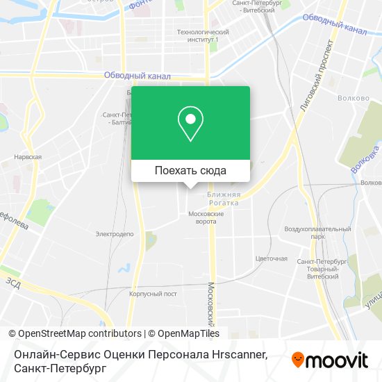 Карта Онлайн-Сервис Оценки Персонала Hrscanner