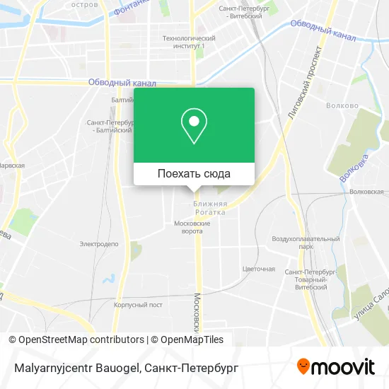 Карта Malyarnyjcentr Bauogel