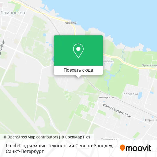 Карта Ltech-Подъемные Технологии Северо-Западey