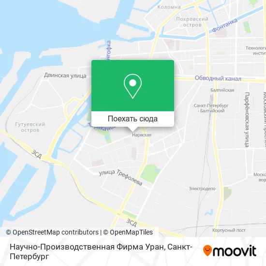 Карта Научно-Производственная Фирма Уран