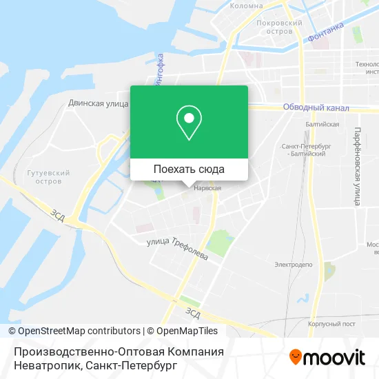 Карта Производственно-Оптовая Компания Неватропик
