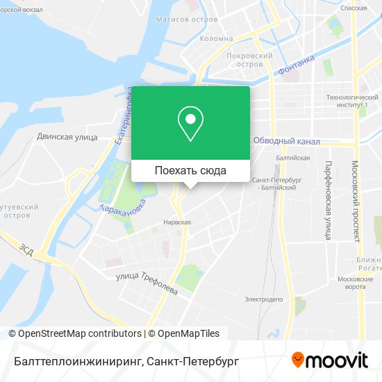 Карта Балттеплоинжиниринг