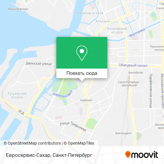 Карта Евросервис-Сахар