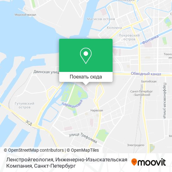 Карта Ленстройгеология, Инженерно-Изыскательская Компания