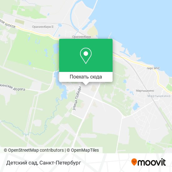 Карта Детский сад