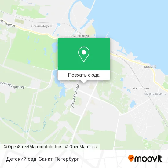 Карта Детский сад
