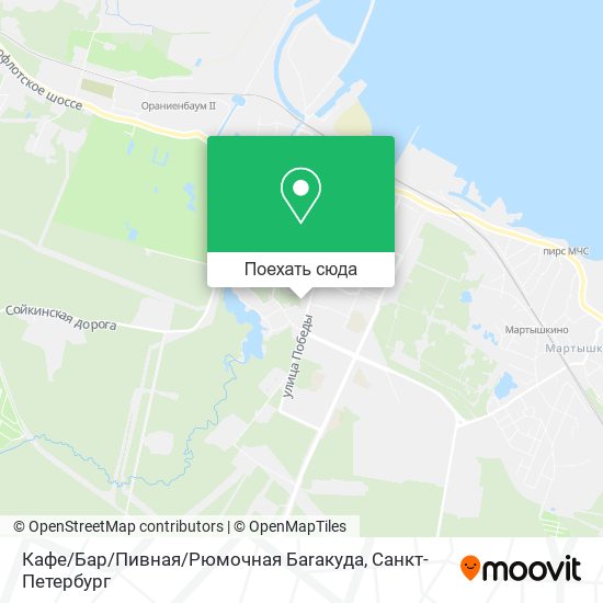 Карта Кафе / Бар / Пивная / Рюмочная Баrакуда