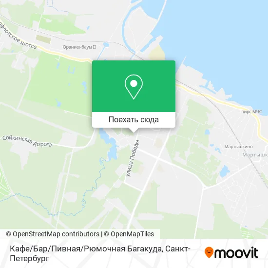Карта Кафе / Бар / Пивная / Рюмочная Баrакуда