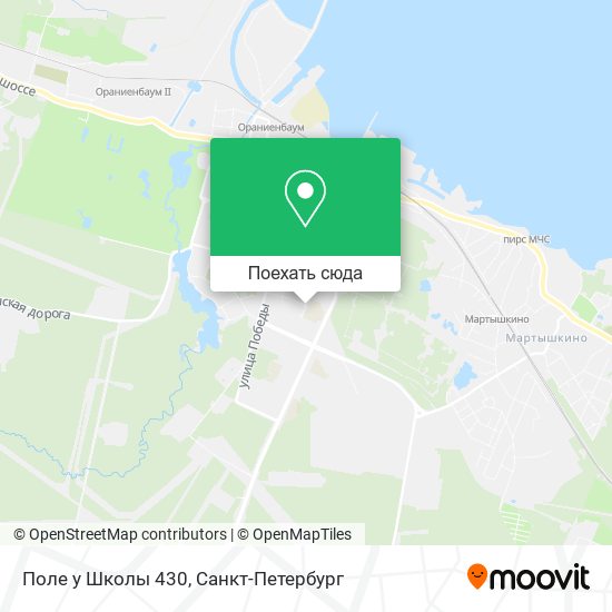 Карта Поле у Школы 430