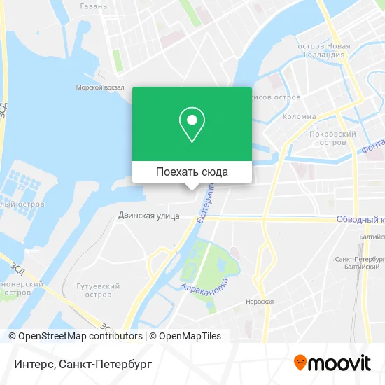 Карта Интерс