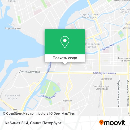 Карта Кабинет 314