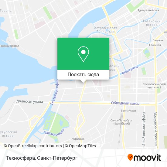 Карта Техносфера