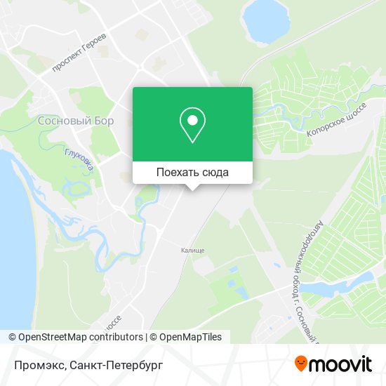 Карта Промэкс