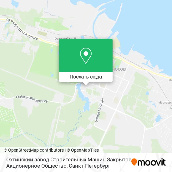 Карта Охтинский завод Строительных Машин Закрытое Акционерное Общество