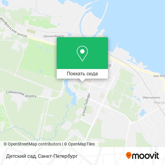 Карта Детский сад