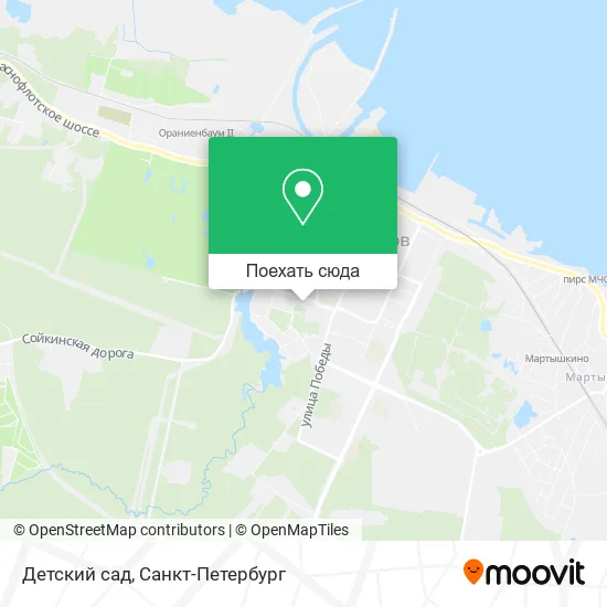 Карта Детский сад