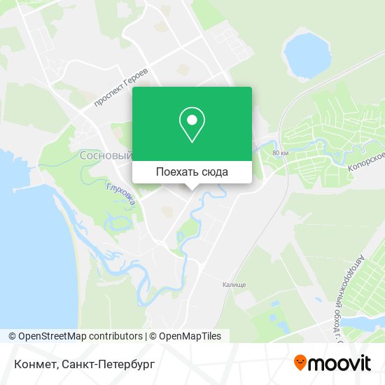 Карта Конмет