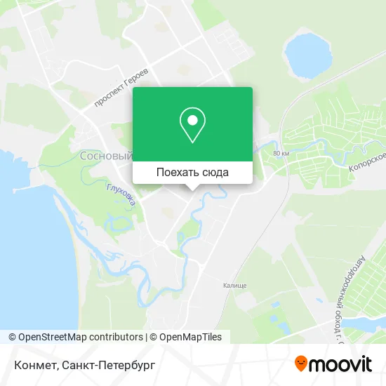 Карта Конмет
