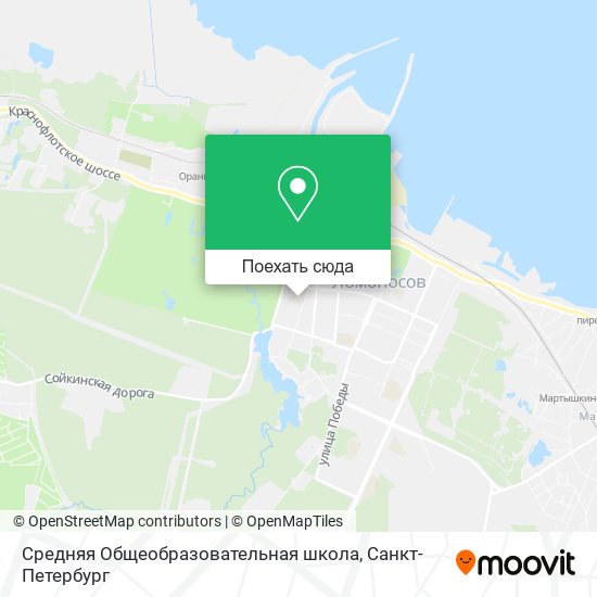 Карта Средняя Общеобразовательная школа