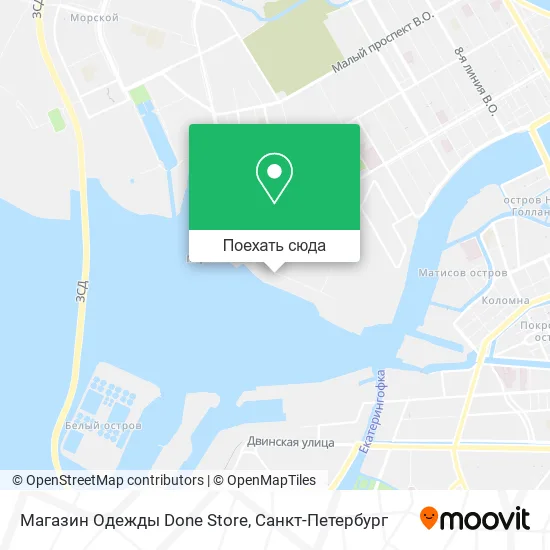 Карта Магазин Одежды Done Store