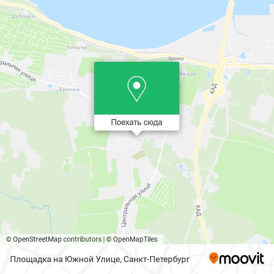 Карта Площадка на Южной Улице